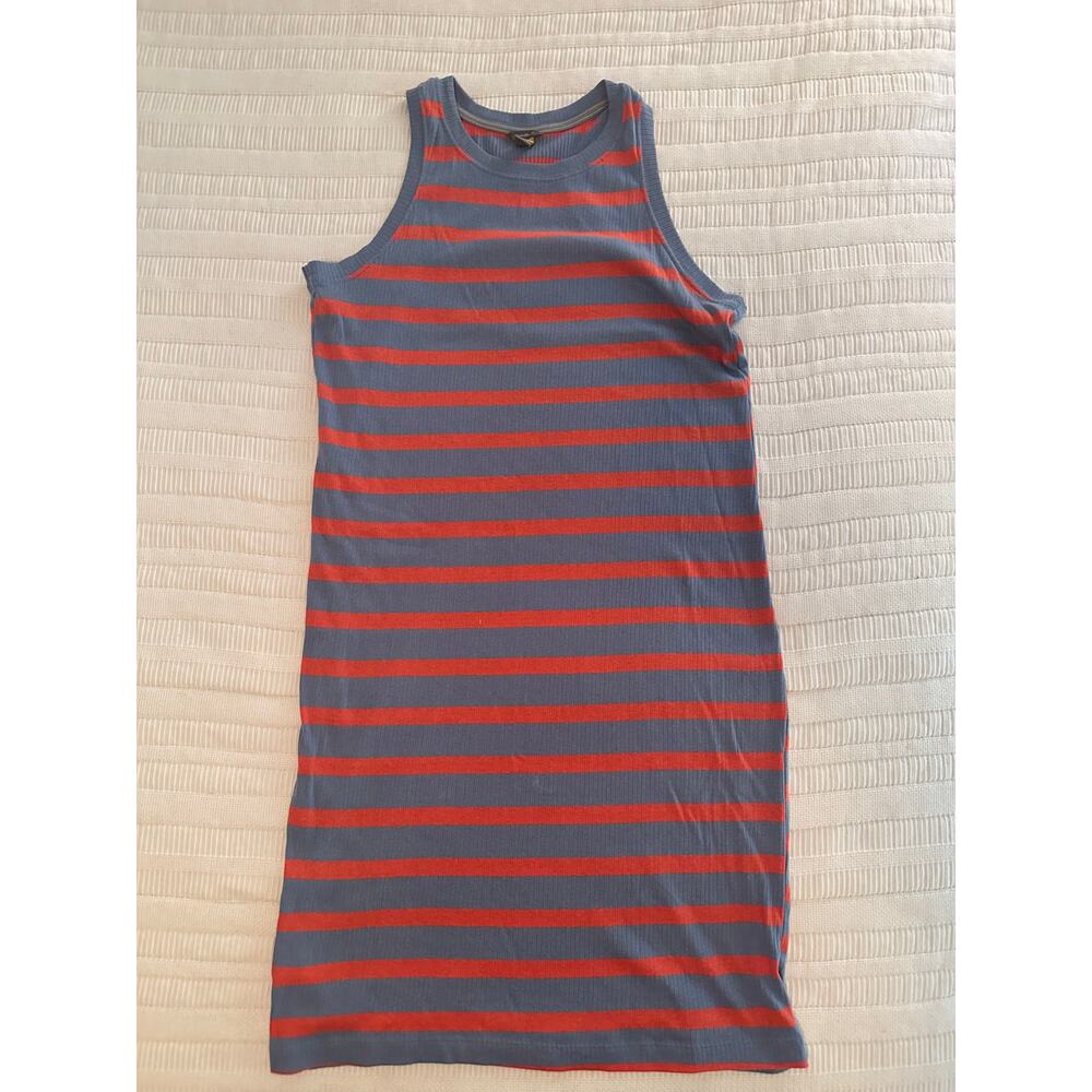 Eddie Bauer XL Ribbed Striped Tank Dress